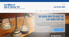 Desktop Screenshot of christylawgroup.com